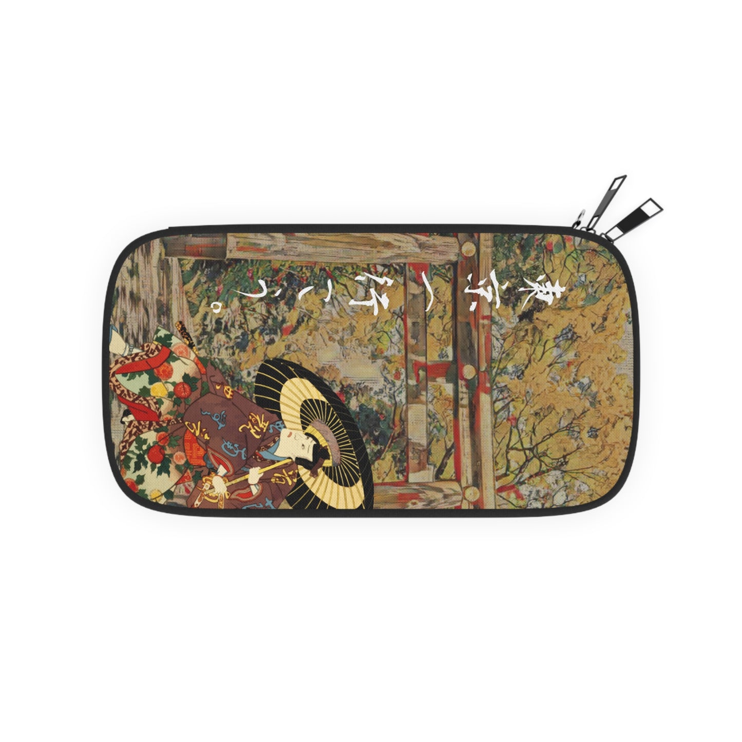 Andiamo a Tokyo "Meiji Jingu Shrine" - Passport Wallet - Japanese traditional ukiyoe design