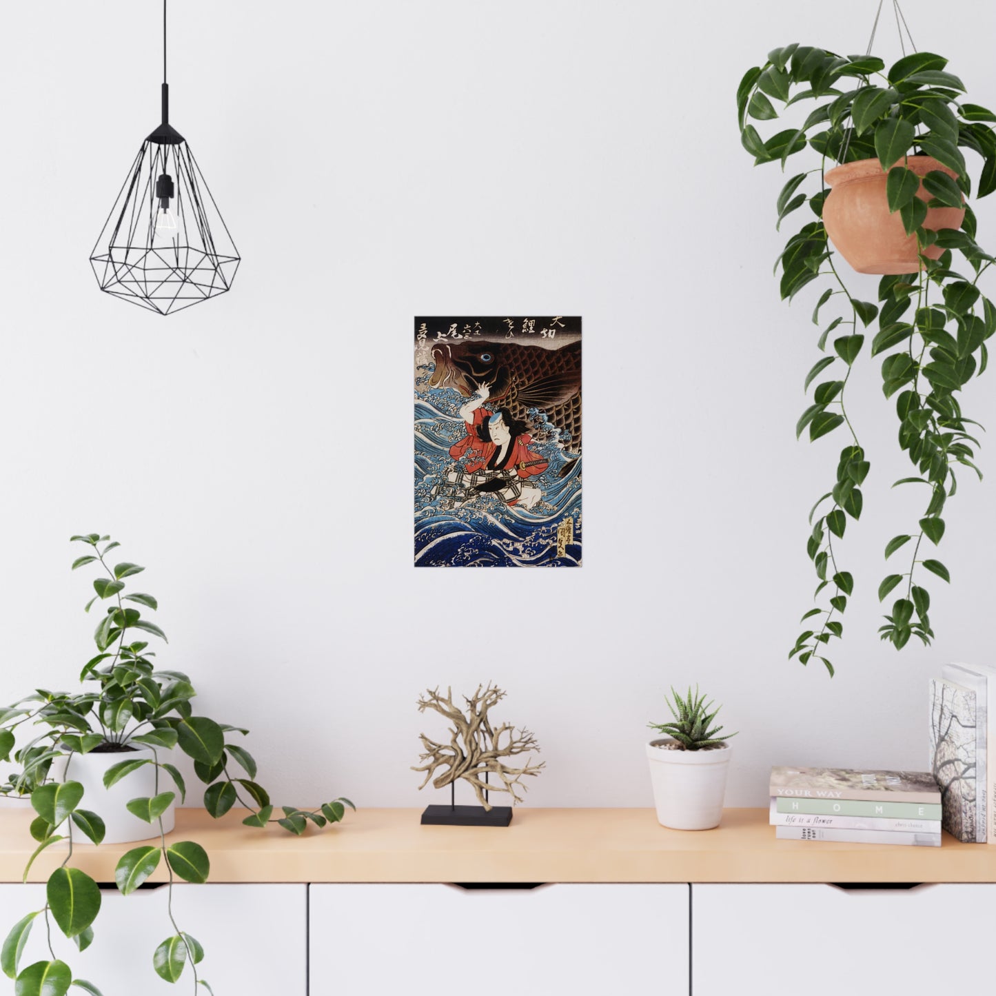 Kunisada "Koi tsukai - 大切 鯉遣ひ" Premium Matte Ukiyo-e Posters
