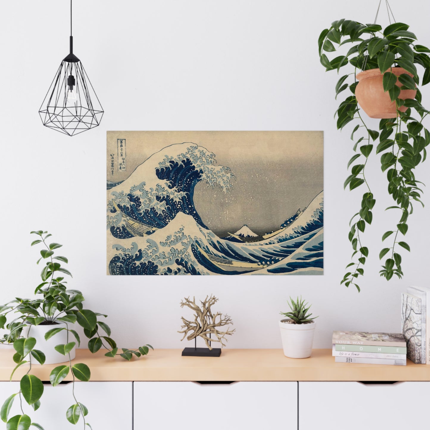 Hokusai "Kanagawa-oki nami-ura 神奈川沖浪裏" Premium Matte Ukiyo-e Posters
