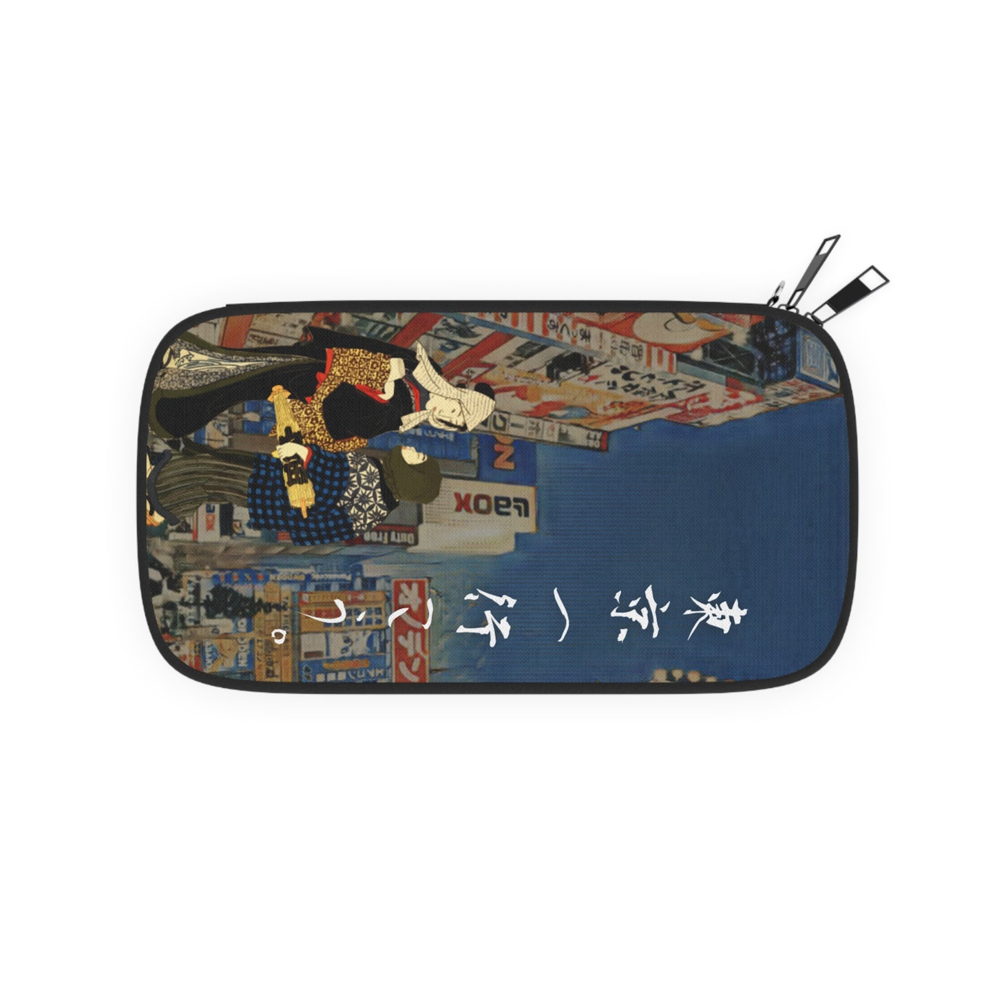 Andiamo a Tokyo "Akihabara" - Passport Wallet - Japanese traditional ukiyoe design