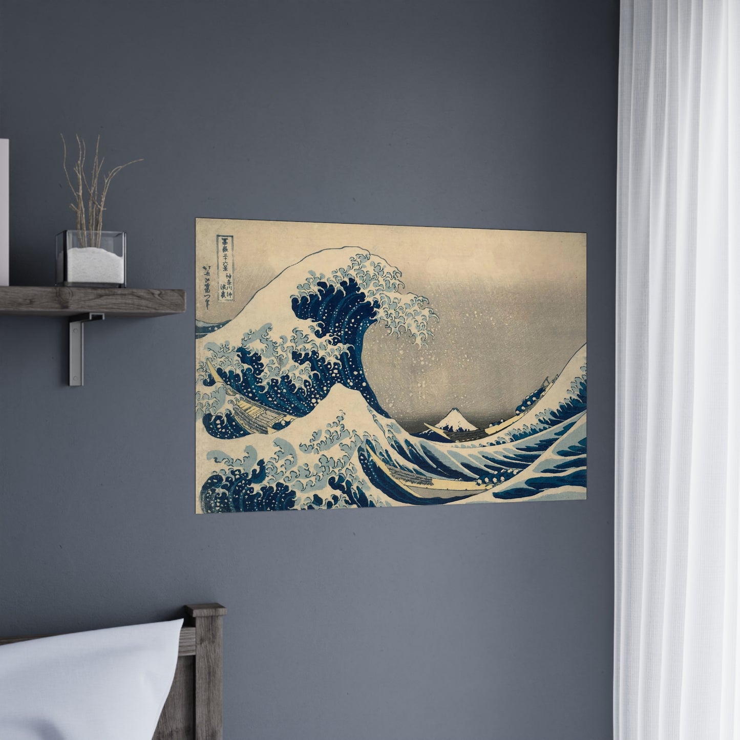 Hokusai "Kanagawa-oki nami-ura 神奈川沖浪裏" Premium Matte Ukiyo-e Posters