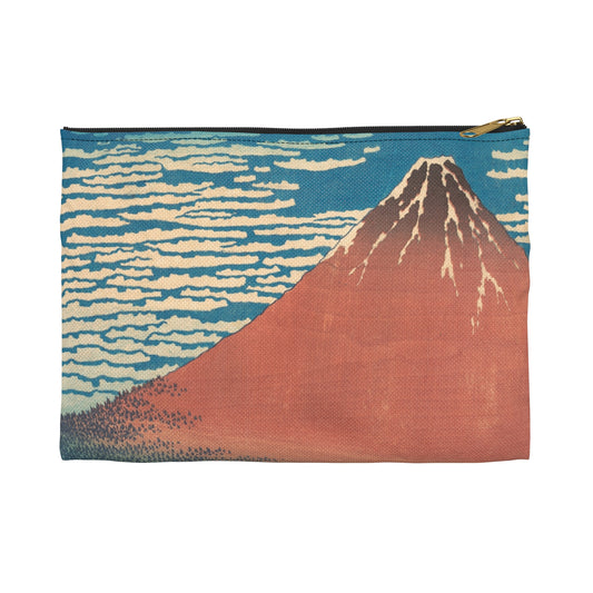 Hokusai "Fine Wind, Clear Morning" - Accessory Pouch - Japanese traditional ukiyoe design