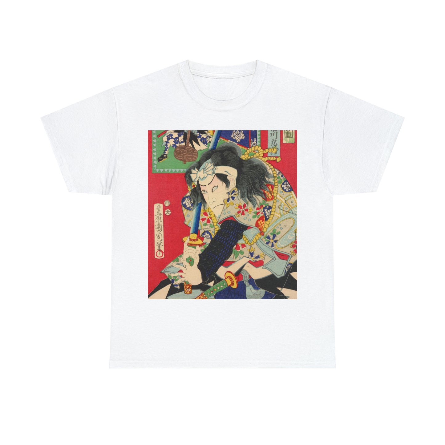 "Samurai" - "義士討入図 - Gishi uchiiri no zu" Unisex Heavy Cotton Tee