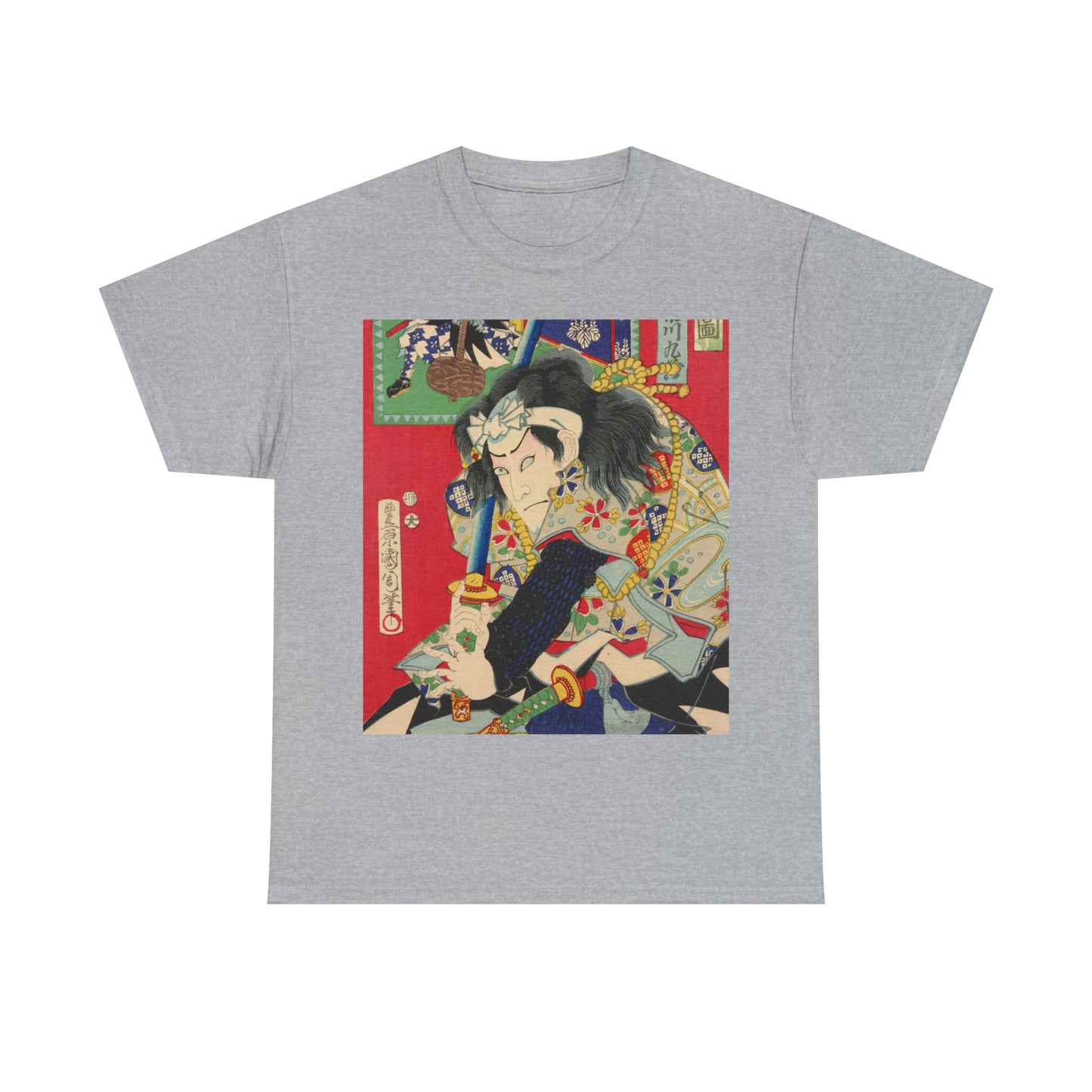 "Samurai" - "義士討入図 - Gishi uchiiri no zu" Unisex Heavy Cotton Tee