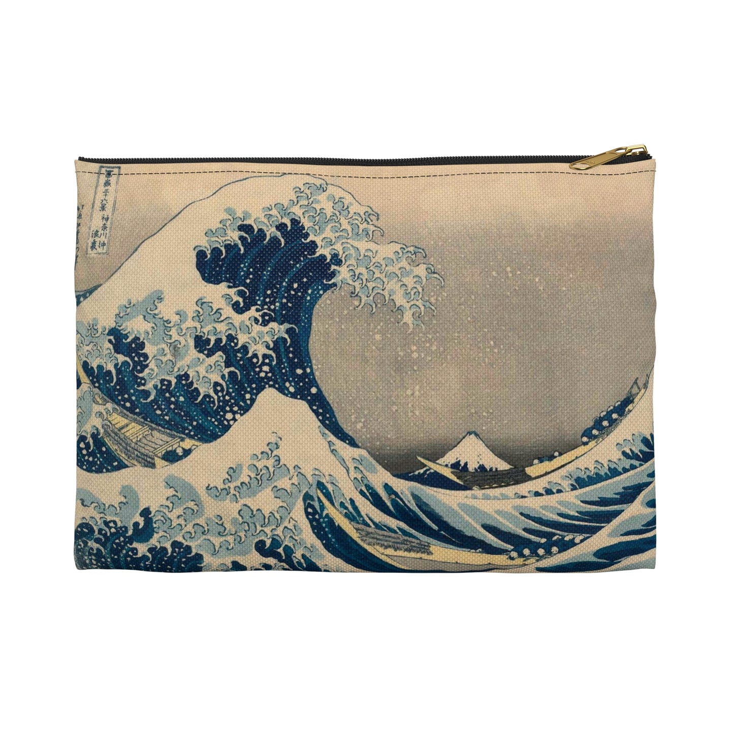 Hokusai "The Great Wave off Kanagawa" - Accessory Pouch - Japanese traditional ukiyoe design