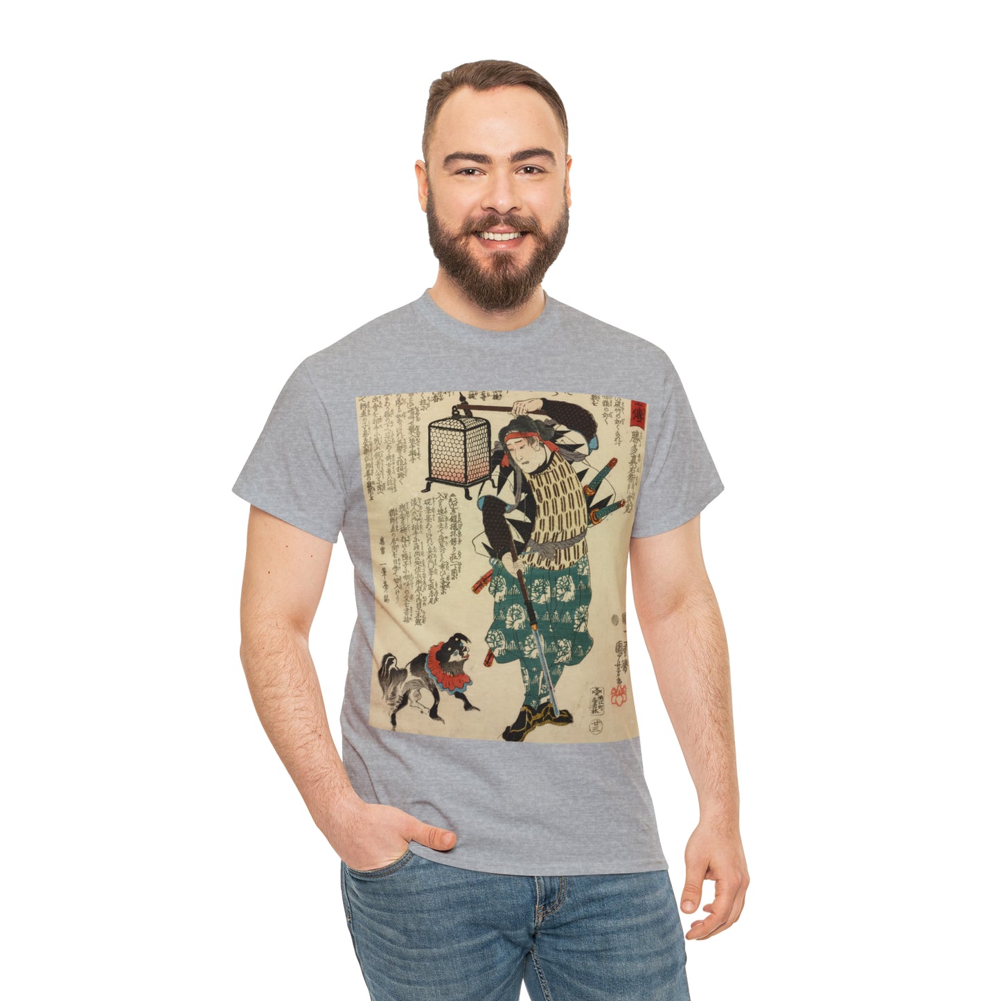 "Samurai" - "Seichu gishi den 誠忠義士傳" Unisex Heavy Cotton Tee