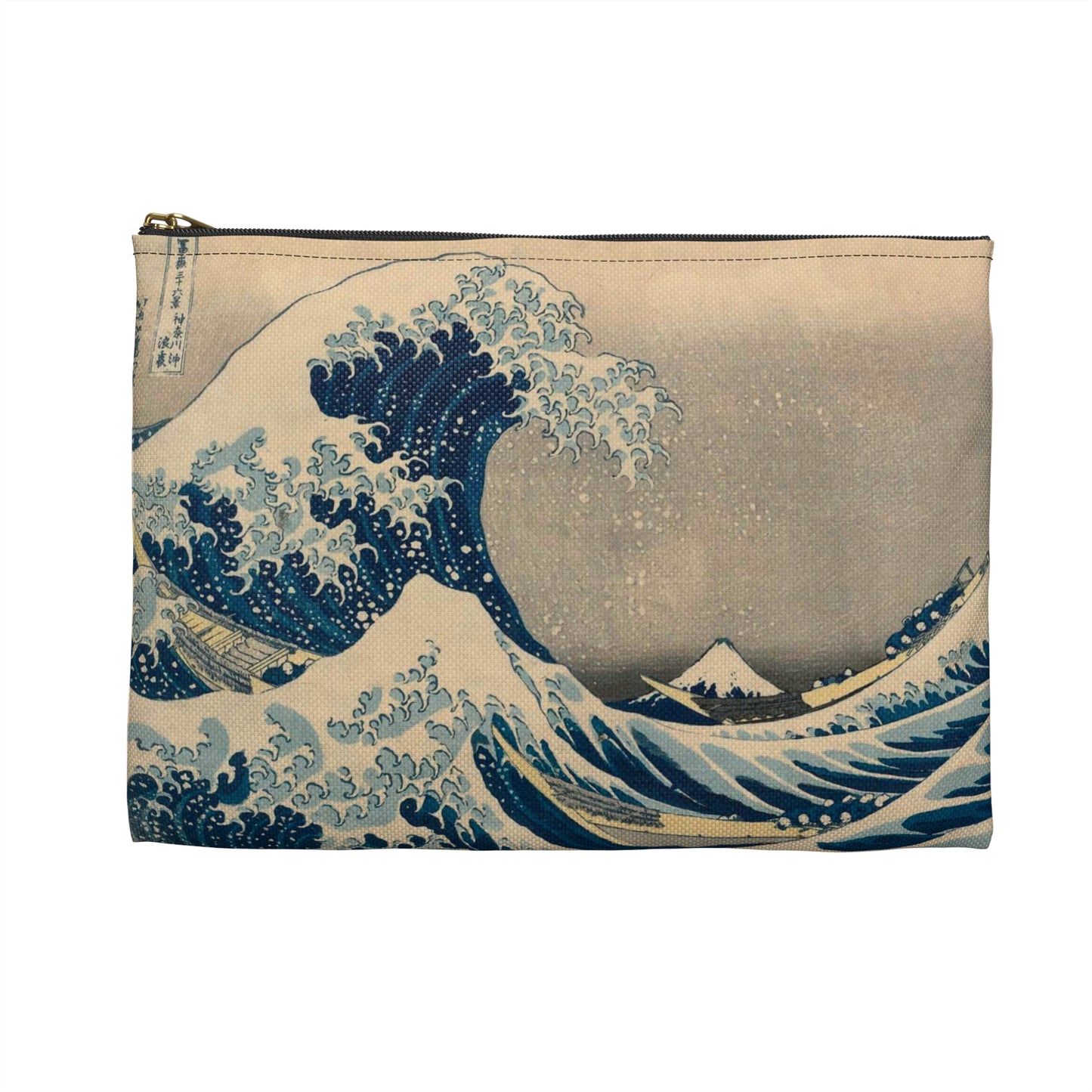 Hokusai "The Great Wave off Kanagawa" - Accessory Pouch - Japanese traditional ukiyoe design