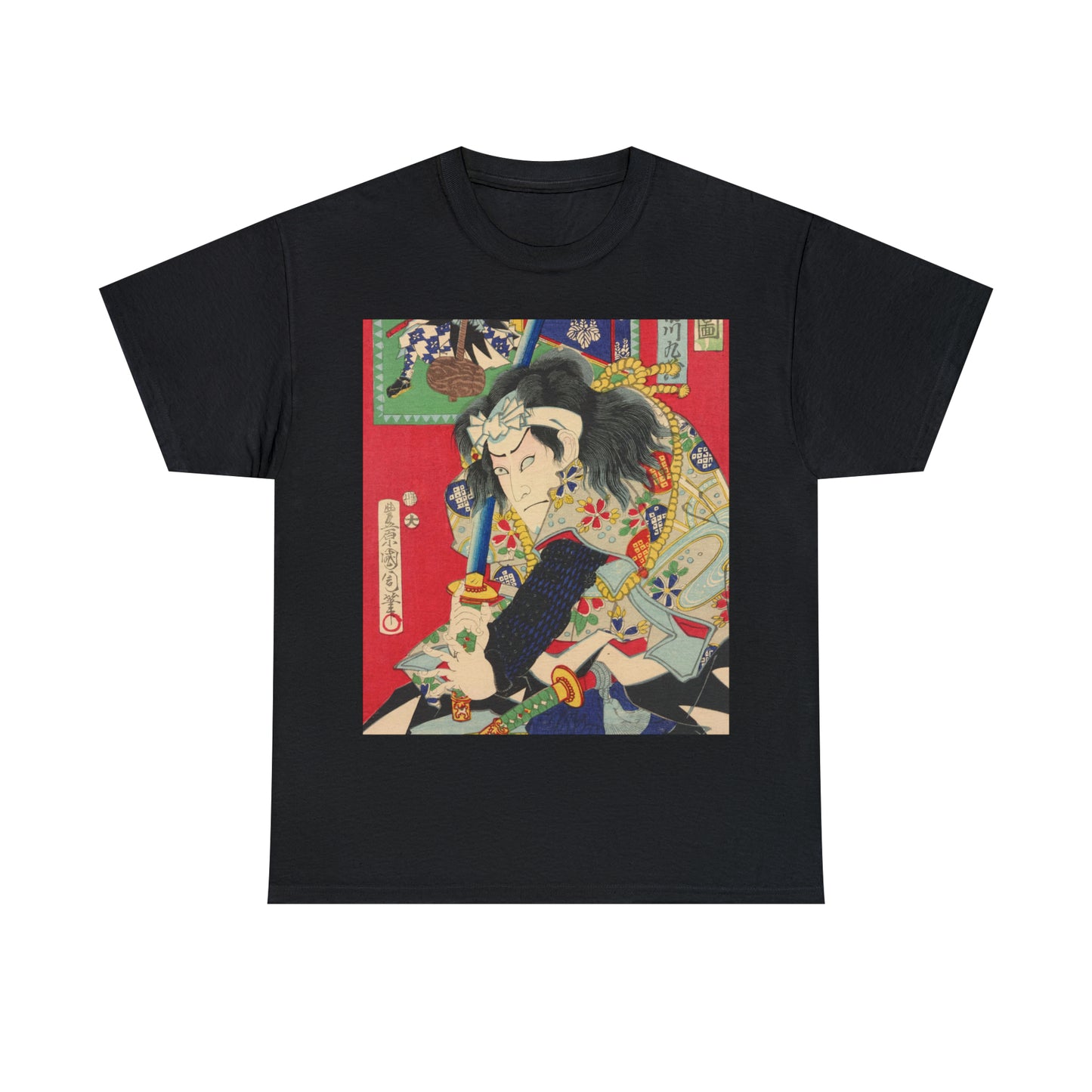 "Samurai" - "義士討入図 - Gishi uchiiri no zu" Unisex Heavy Cotton Tee