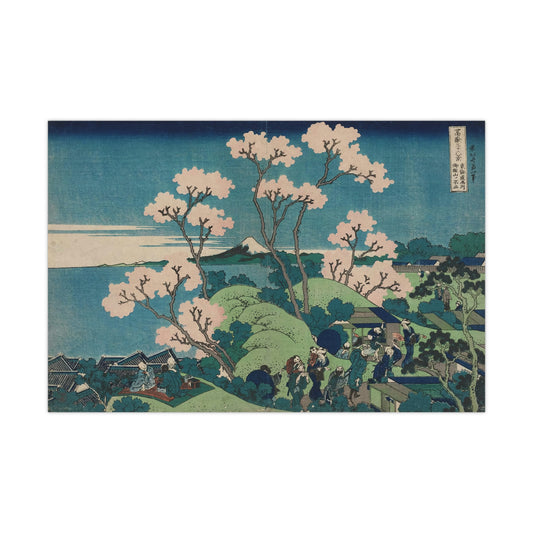 Hokusai "Tokaido Shinagawa Goten-yama no Fuji 東海道品川御殿山ノ不二" Premium Matte Ukiyo-e Posters